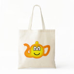 Teapot emoticon   tote_bags