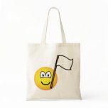 White flag emoticon   tote_bags