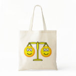 Libra emoticon Zodiac sign  tote_bags