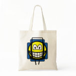 Backpacker smile   tote_bags