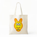 Kangaroo emoticon   tote_bags