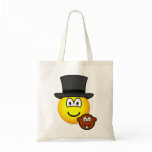Groundhog day emoticon   tote_bags