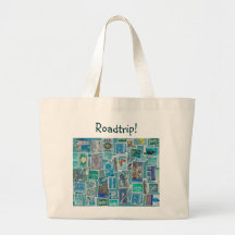 Tote del sello de Roatrip Bolsas Lienzo