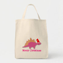 Tote rosado del bolso del dinosaurio de las Felice Bolsa