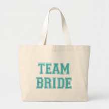 Totebag de la novia del equipo bolsas lienzo