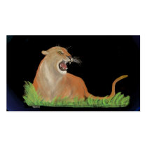 totem - cougar business cards by dawnmcininch totem - cougar business cards