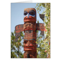 Totem Pole cards by baretree Totem Pole cards