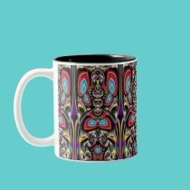 Totem Pole Flame coffee cup mugs