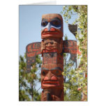 Totem Pole Greeting Card