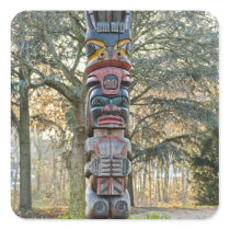 Totem Pole Sticker