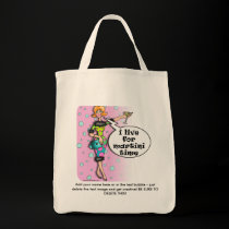 Totes, Grocery - Polka Dot Martini Diva bags