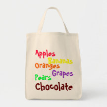 Toting Art - Important Grocery List Canvas Bags