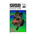 Toto with sunglasses postage