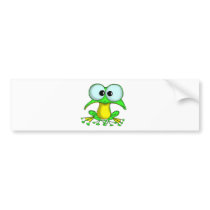 Totty the Froglet bumper stickers