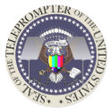 TOTUS THE TELEPROMPTER SEAL stickers