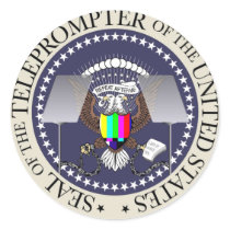 TOTUS THE TELEPROMPTER SEAL stickers