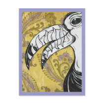 Toucan 04 postcard by kewzoo Toucan 04 postcard