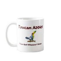 Toucan Addict mugs