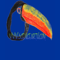 Toucan Bird Jungle Exotic Womens shirt top by ScenicEarthStudios Toucan Bird Jungle Exotic Womens shirt top
