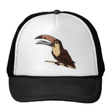 Toucan Carved of Tropical Woods Trucker Hat