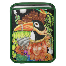 Toucan Fantasy Art Design iPad Sleeve