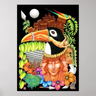 Toucan Fantasy Art Design Posters