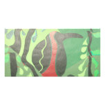 toucan in red &amp; green photo greeting card