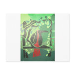 toucan in red & green post card