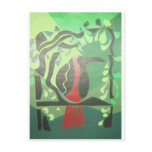 toucan in red & green postcards