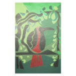 toucan in red &amp; green stationery paper