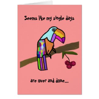 Toucan Marry Me card