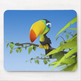 toucan mousepad