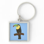 Toucan Painting by CherylsArt keychains