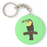 Toucan Painting by CherylsArt keychains