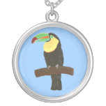 Toucan Painting by CherylsArt, Necklace necklaces