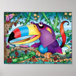 Toucan Paradise Poster posters