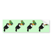 Toucan Tower Bumper Sticker