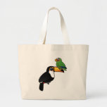Toucan Tower Jumbo Tote Bag