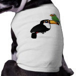 Toucan Tower Dog Ringer T-Shirt