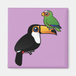 Toucan Tower Square Magnet