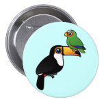 Toucan Tower Round Button
