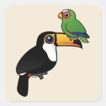Toucan Tower Square Sticker