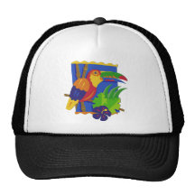 Toucan Window Perch Trucker Hat