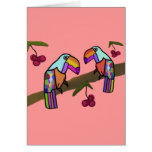 Toucans and berries Card