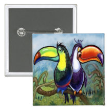 Toucans Buttons