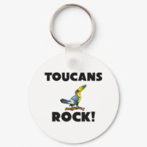 Toucans Rock keychains