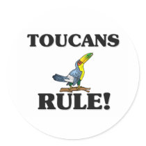 TOUCANS Rule! stickers