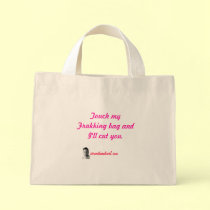 Touch My Frakking Floral Bag