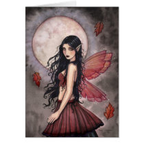 Touch of Autumn Fairy Greeting Card