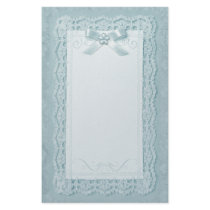 Touch of Lace - Blue stationery
